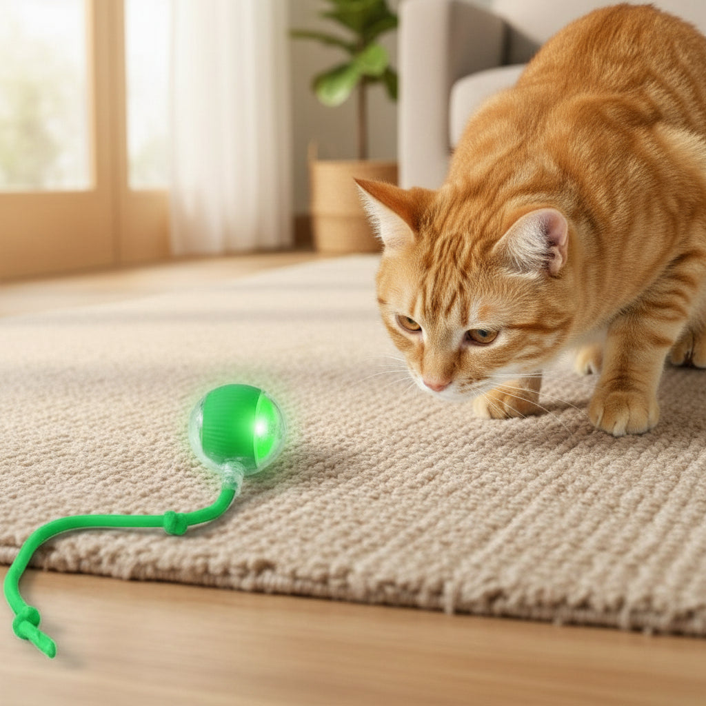 Paws Furfinity 1 Rolling Ball Ball For Dogs Doggie Ball Interactive Dog Smart Ball Toy Interactive Cat Ball Toy 360 Smart Automatic Rolling Pet Ball