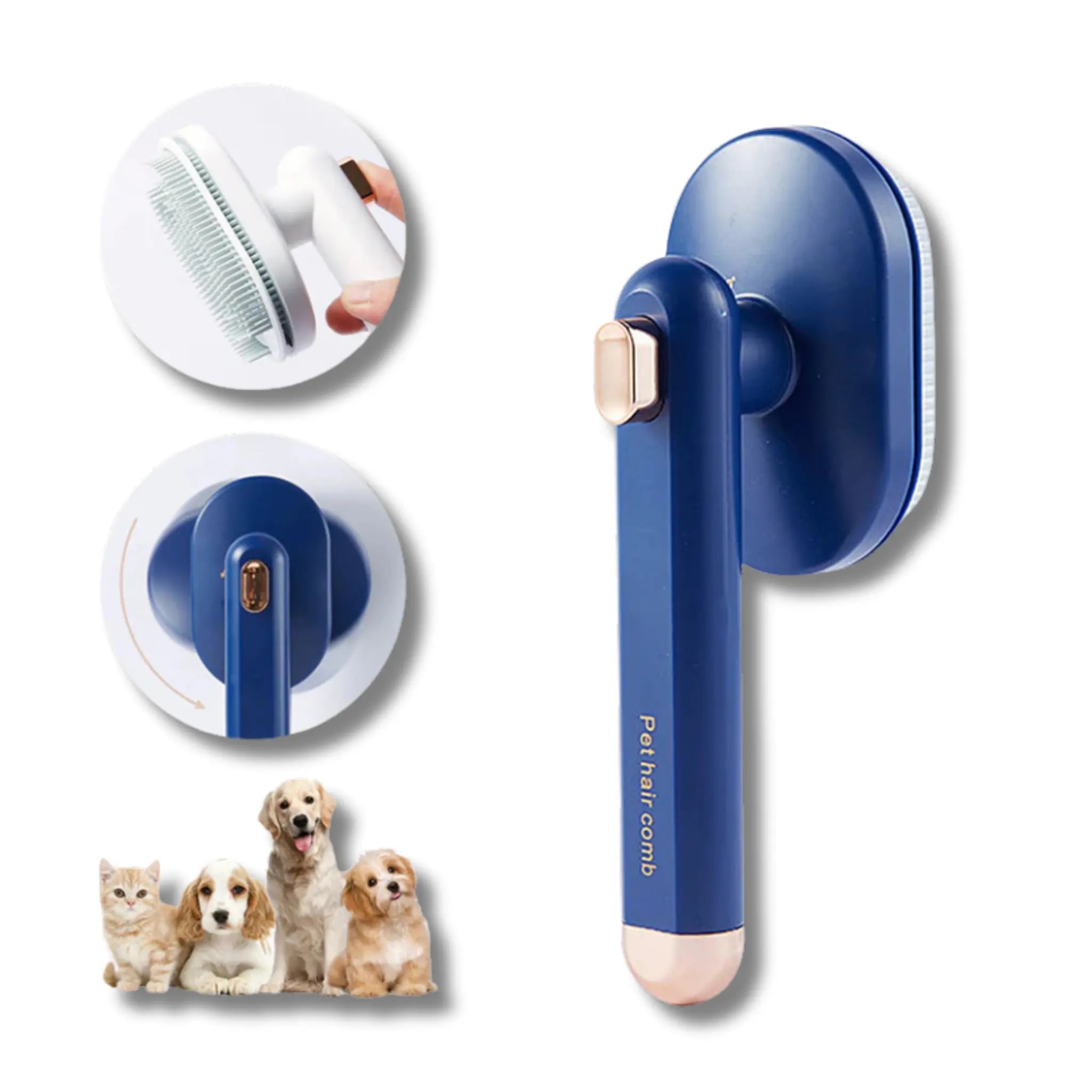 Self-Cleaning Pet Grooming Brush
