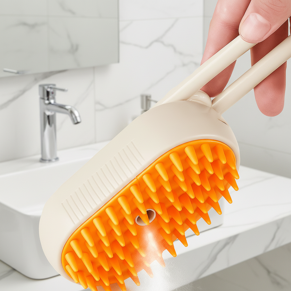 Paws Furfinity 1 3-in-1 Rechargeable Steam Pet Grooming Brush