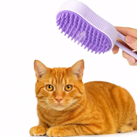 Paws Furfinity 1 3-in-1 Steam Pet Grooming Brush