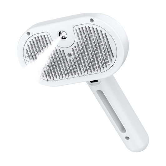 Paws Furfinity 1 White Rechargeable Mist Grooming Brush